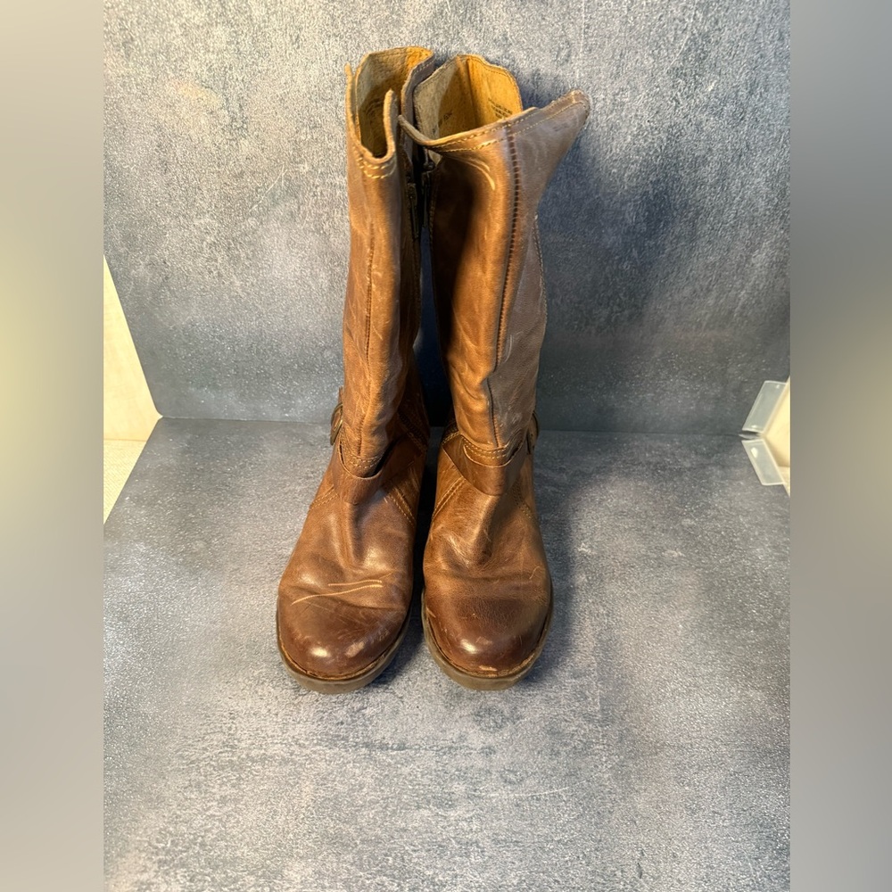 Born “Khia” Brown Leather Women's Boots
